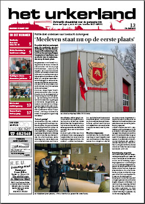 Voorpagina Het Urkerland 26 maart 2007